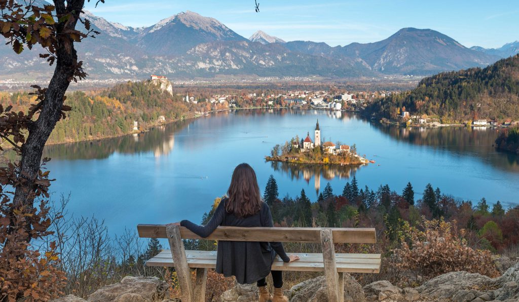Bled Bench view